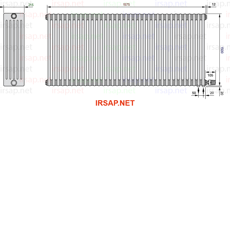 Радиатор IRSAP Tesi 61500/35 T26 CL 01